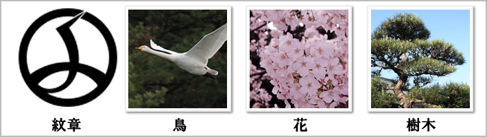 千代田区の紋章・鳥・花・樹木の写真