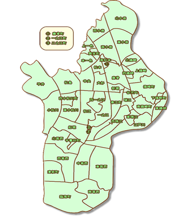 江戸川区の町名地図