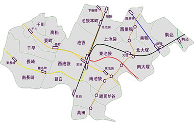 豊島区の町名地図